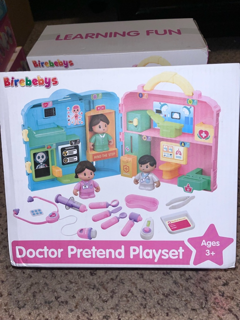 Pink & Blue Doctor Pretend Playset - Kids Role Play Medical Kit
